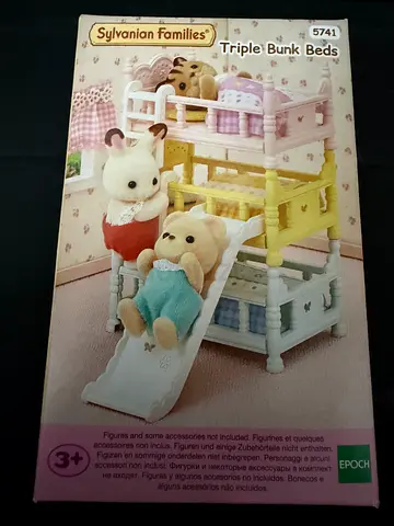 Sylvanian Families Triple Bunk Beds playset - boxed