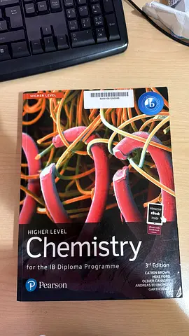 Pearson IBDP Chemistry HL Textbook Edition 3