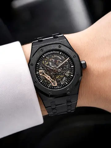 Audemars Piguet Royal Oak Skeleton Black Ceramic Men's Watch