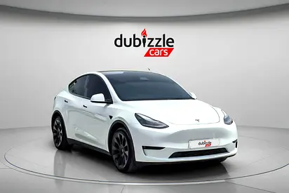 AED 1748/month | 2022 Tesla Model Y  | GCC Specs | Ref#513453