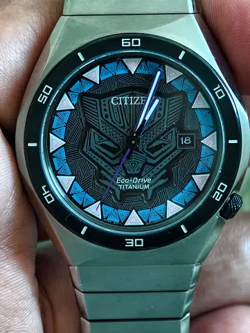 Citizen Eco-Drive Titanium Wristwatch - Black Panther edition