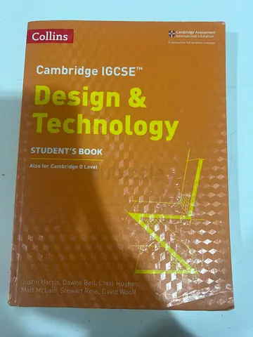 Cambridge IGCSE Design & Technology Student's Book (Collins) - used