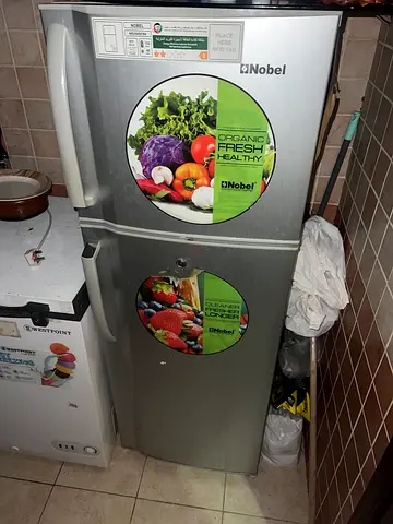 Used Nobel Double Door Refrigerator - Good Working Condition