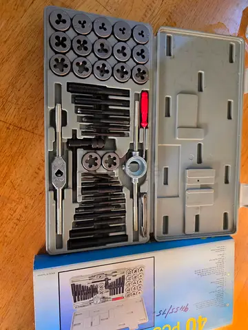 40-Piece Tap and Die Set with Case - Used