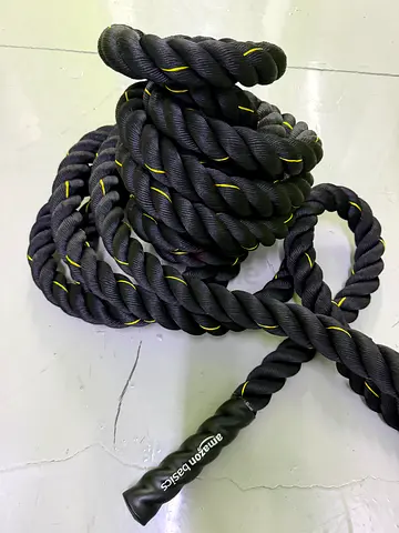 Amazon Basics Heavy-Duty Battle Rope 2inch 10 metre