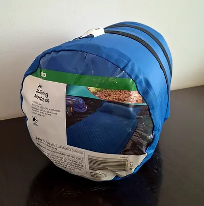 Self-Inflating Mattress with an Attached Pillow