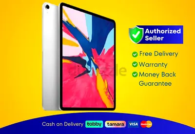 Apple iPad Pro 12.9 inch (3rd Gen) - A12X Bionic Chip - WiFi + Cellular - 256GB - Silver, A2014 | Br