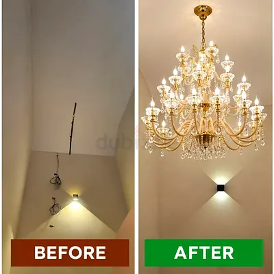 New Light & Chandelier Installation Dubai | Electrician Same Day | FIX IT NOW