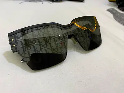 Christian Dior Sunglasses – Black Shield Style