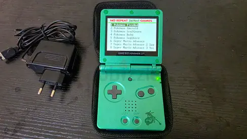 Gameboy advance sp with IPS screen 5 Level brightness