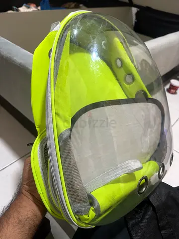 Transparent Front Pet Carrier Backpack - Lime Green (Used)