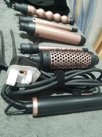 Multi Purpose Hair Styling Wand Set with Interchangeable Attachments