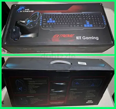 HG Extreme Gaming Kit (Gaming keyboard, gaming mouse, gaming headset, Mouse pad)