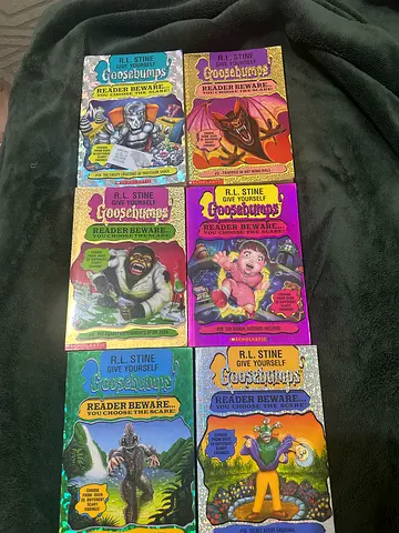 Collection of 6 Goosebumps books - good used condition / price is negotiable