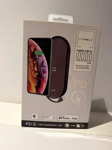 Portable 10000mAh PD Fast Charging Power Bank (New in Box)