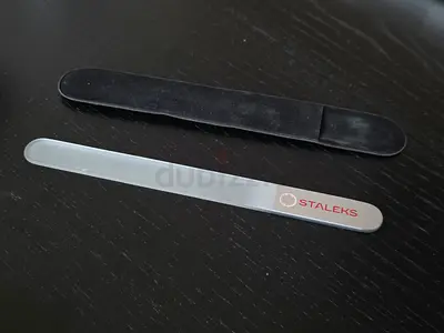 STALEKS Crystal Glass Nail File – 195mm with Case