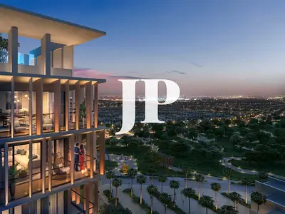 إطلالات على المسبح والمدينة | شقة بغرفتي نوم | Ivy at Park Five