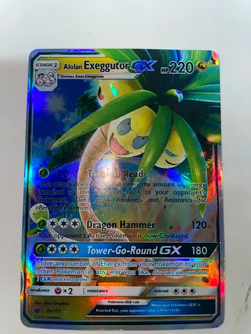 Alolan Exeggutor Pokẽmon card