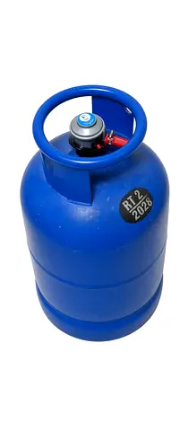 Blue LPG Gas Cylinder with Regulator