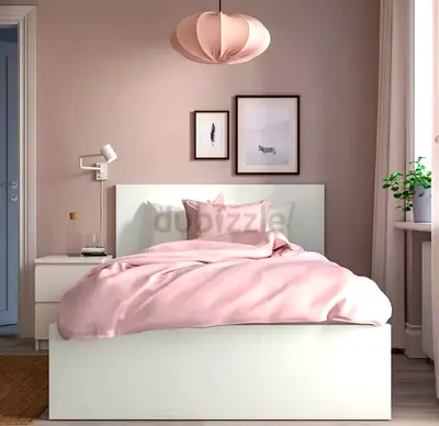 IKEA  Queen Size Bed + 2 Storage Drawers + Mattress