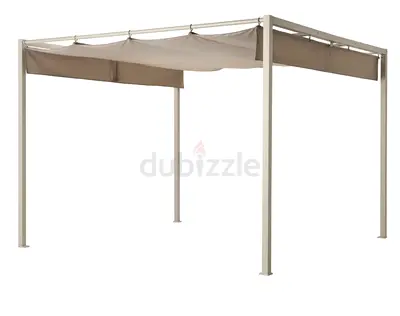 Pergola, grey-beige/dark
