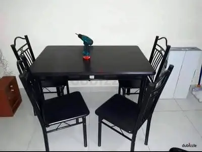 Brand new Dinner table with 4 chair for sale in muhisnah