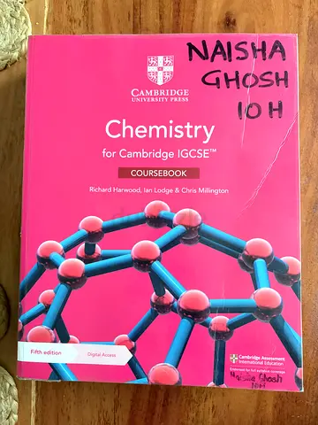 Cambridge IGCSE Chemistry Coursebook (Fifth Edition) - used