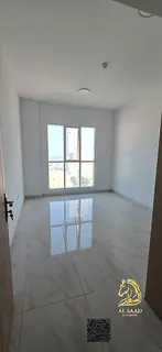 Ajman Corniche with sea view 2 bedrooms and a living room, respectable size With built-in wardrobes