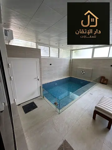 Two-storey villa for sale in Nasma, Sharjah | 3 bedrooms + hall, full parquet flooring, fully furni