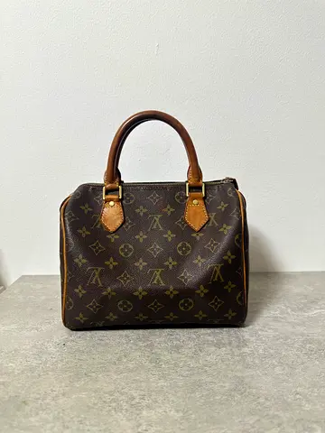 Used Louis Vuitton-style Monogram Small Handbag with Top Handles