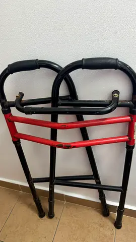Pair of Lightweight Foldable Adult Walking Frames / Walkers - Good Condition AED 10/-