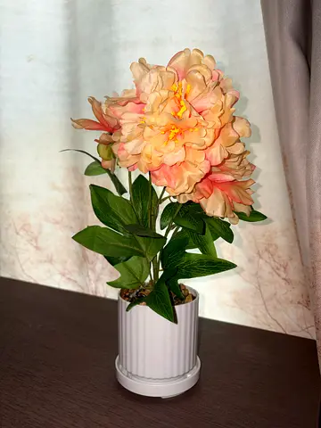 Artificial Desk Plant Pink Beautiful MEDIUM SIZE