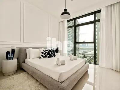 Partial Sea & Palm View | Furnished | Waterfront living