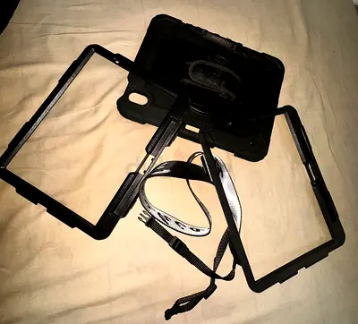 SEYMAC Heavy Duty iPad Air 11-inch Case with Hand Strap & Shoulder Strap