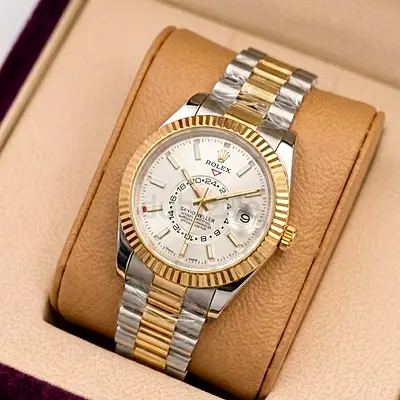 Rolex sky dweller mens watch
