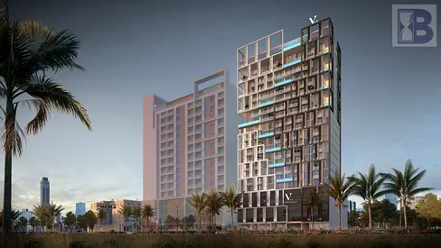Bold industrial-inspired architecture | Prime JVC District 12 location | High-visibility glass fron