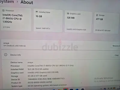 Hp elitebook x360 1040 G6
