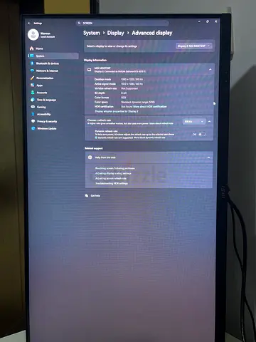 MSI gaming screen