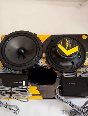 Kicker css65 speaker 6.5 inch and crossover