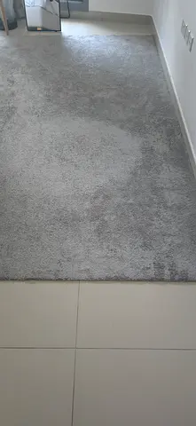Large soft grey shaggy rug - good condition - 3m / 2m