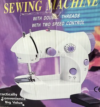 Compact Portable Electric Sewing Machine - Lightweight, 2-Speed