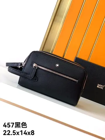 Black montblanc sartorial washbag