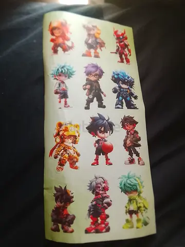 12 animated stickers