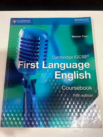 Cambridge IGCSE First Language English Coursebook (5th Edition) by Marian $%&