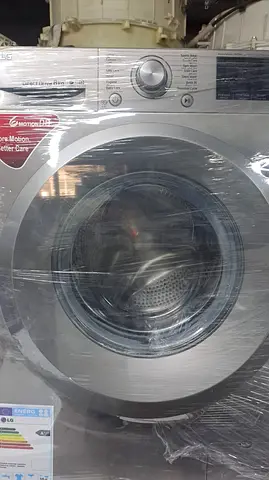 LG Front Load Washing Machine - Silver, Front Load