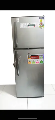Silver Top-Freezer Refrigerator - Double Door, Good Condition