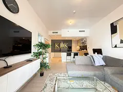 Furnished 1BR Apartment | Harrington House JVC | Downtown City View