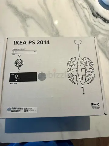 IKEA White/Silver Pendant Lamp - New in Box