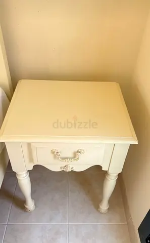 Rare Classic style "Cinderella Model" Bed set, dresser with mirror, studying desk, bedside & chair