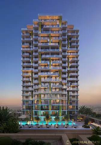 Modern 1BR | Pool View | Smart Home | Oak Yard JVC